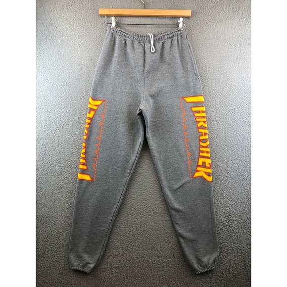 Thrasher Other - Thrasher Flame Logo Gray Sweatpants Mens Size S Skateboarding